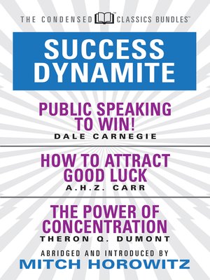 cover image of Success Dynamite (Condensed Classics)